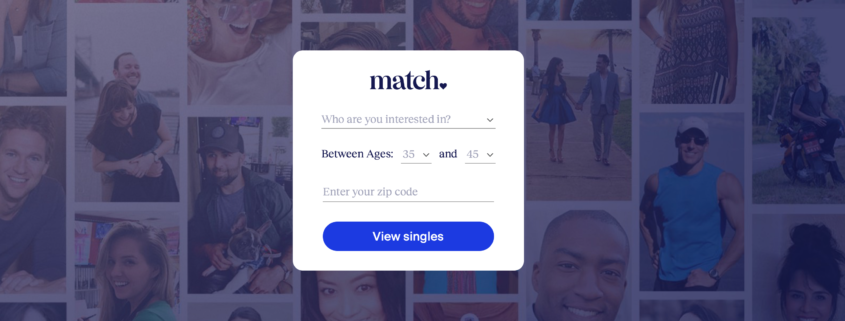 Screenshot of Match.com