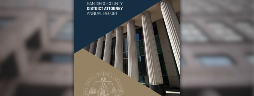 Photo of the cover of the DA's Annual Report 2023.