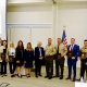 District Attorney Summer Stephan poses for photos with San Diego County Sheriff members honored with Cops of the Quarter Awards at One Safe Place: The North County Family Justice Center.