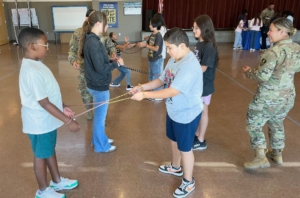 Students at Vista del Mar Middle School participate in one of the programs identified in the report: Rugged Outdoor Physical Experience System (R.O.P.E.S.) is a drug prevention program that focuses on communication and team building to help young people determine when to ask for help and how to receive it.