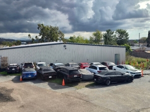 Photo of vehicles seized.