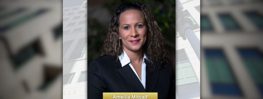 Photo of Supervising District Attorney Investigator Ameilia Mitcalf for Black History Month.
