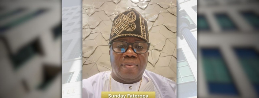 Photo of Senior I.T. Engineer Sunday Fateropa for Black History Month.