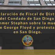 Declaración de Fiscal de Distrito Sobre George Floyd y Protestas